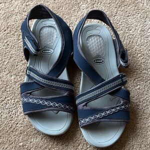 Dr. Scholl's Blue Kids Sandals with Straps